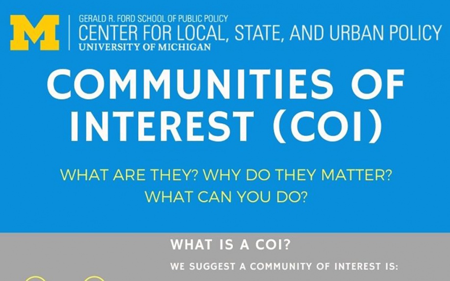 Preview of CLOSUP's Communities of Interest Infographic