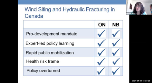 Siting renewable energy in North America panel